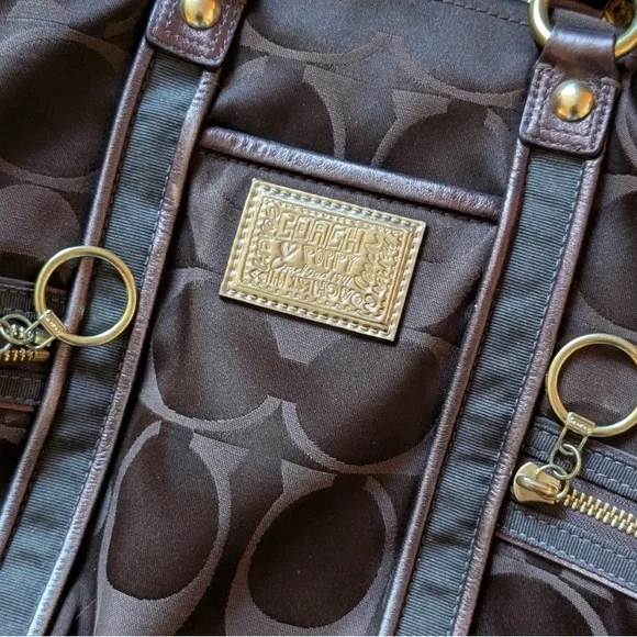 Coach Poppy Chocolate Brown Hobo Bag - Picture 16 of 16